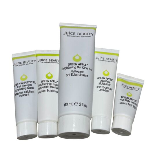 Juice Beauty Green Apple Sample Set Brightening Gel Age Defying Mask Moisturizer - Picture 1 of 6
